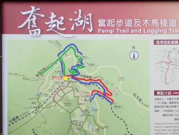 奮起湖步道路線