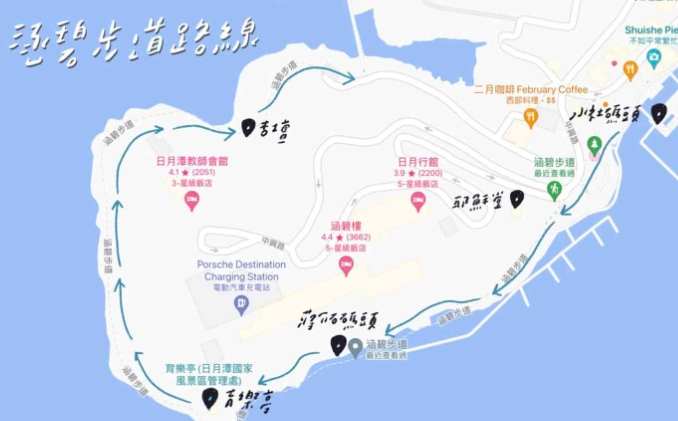 涵碧步道怎麼走