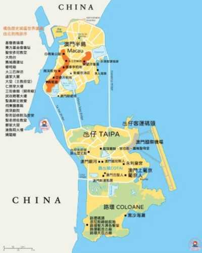 澳門景點地圖全攻略：必去景點、交通路線、實用資訊一次搞定