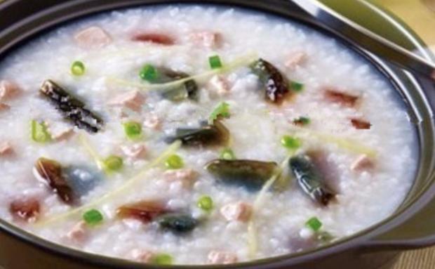 素食皮蛋粥做法
