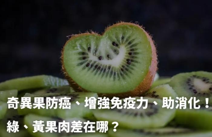 奇異果鐵含量 奇異果鐵含量