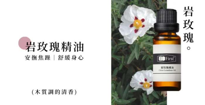 岩玫瑰精油皮膚保養全攻略：天然功效、正確用法與常見問題