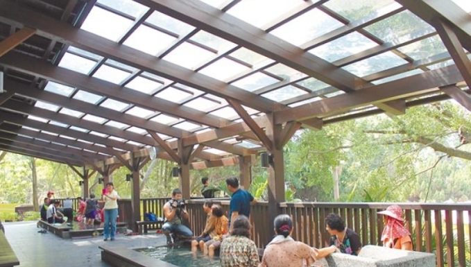 清水岩溫泉泡腳