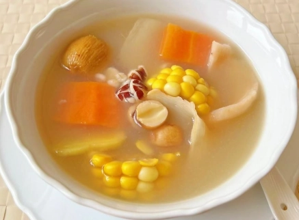 紅蘿蔔粟米淮山素湯