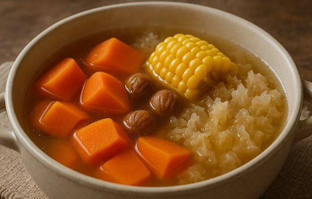 紅蘿蔔粟米栗子素湯做法 紅蘿蔔粟米栗子素湯做法