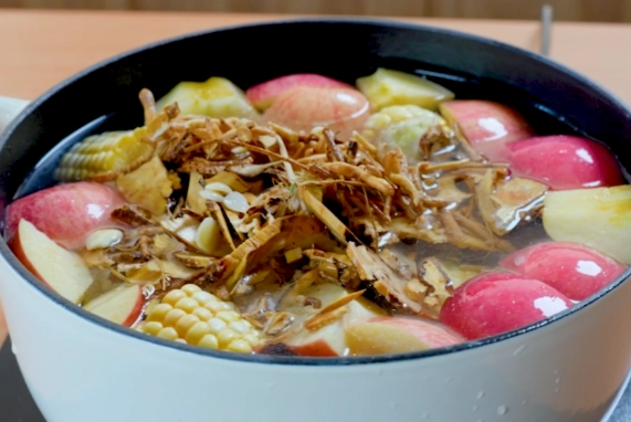 太子參蘋果湯做法