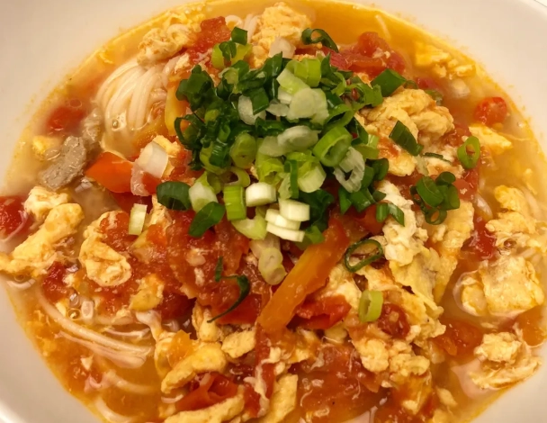 番茄雞蛋麵做法