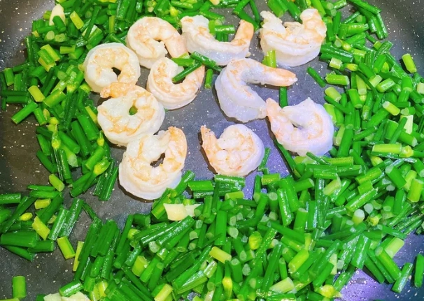 韭菜花炒蝦仁 做法