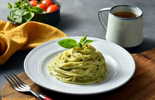 青醬義大利麵做法