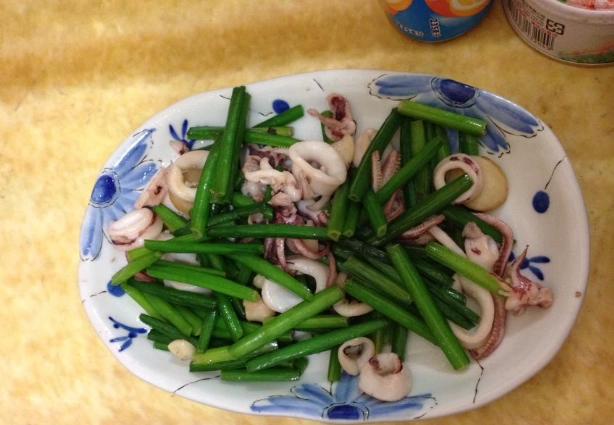 韭菜花海鮮食譜