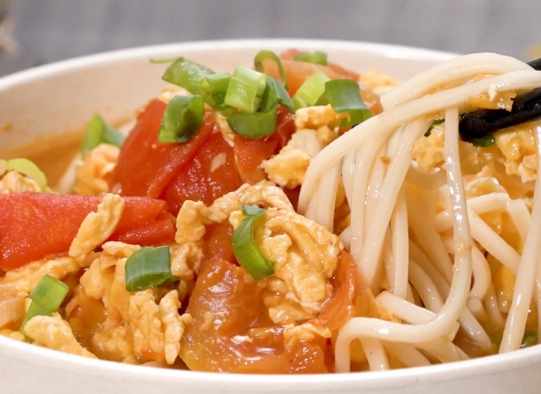 番茄雞蛋麵做法