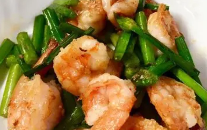 韭菜花炒蝦仁 食譜