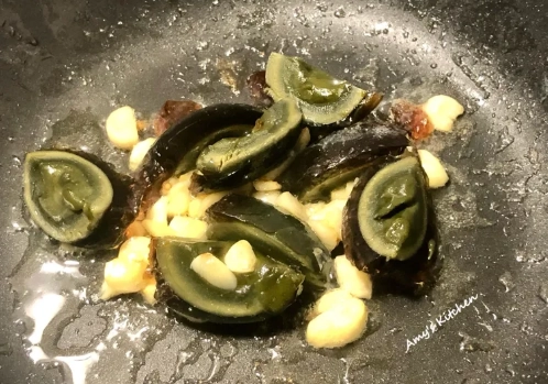皮蛋炒菜食譜