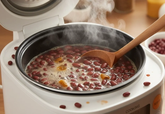 電鍋煮紅豆湯