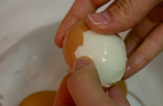 輕鬆剝蛋殼