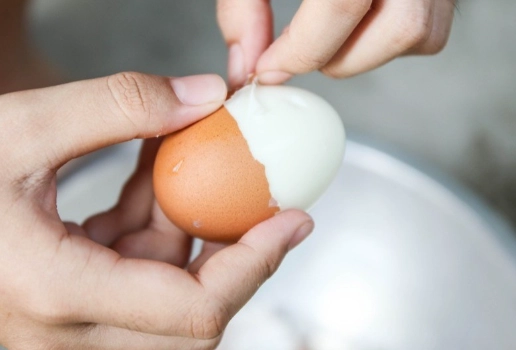 水煮蛋剝殼技巧