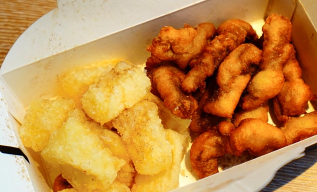 台灣小吃糕渣卜肉