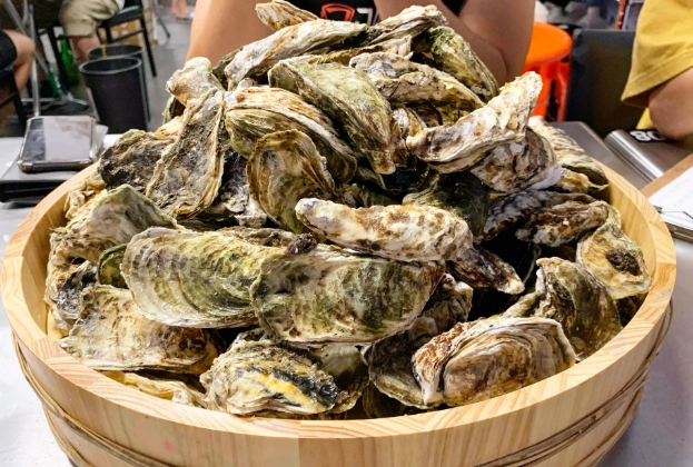 台灣小吃烤蚵仔 台灣小吃烤蚵仔