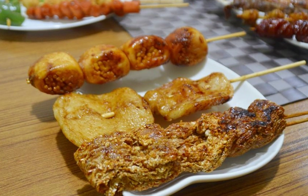 嘉義美食烤肉串