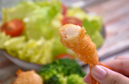 一隻炸蝦卡路里