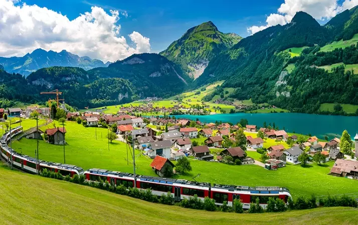 瑞士四季景色 瑞士四季景色