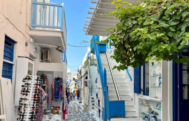 米克諾斯小鎮交通