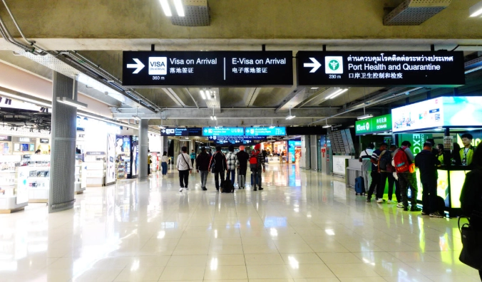 曼谷機場入境流程 曼谷機場入境流程