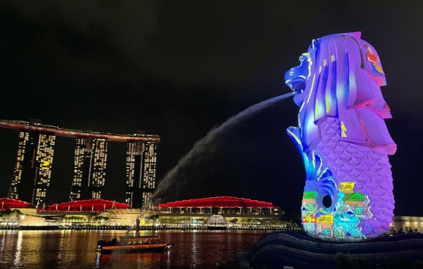 魚尾獅拍照 魚尾獅拍照