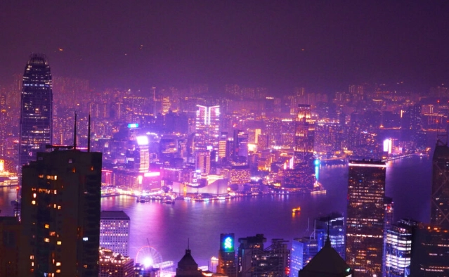 維多利亞港夜景