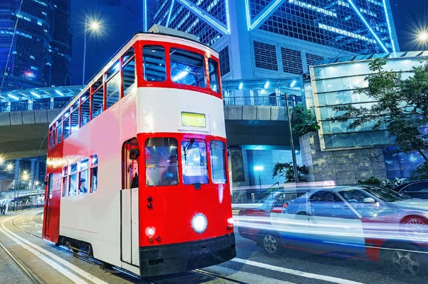 香港夜景駕駛路線