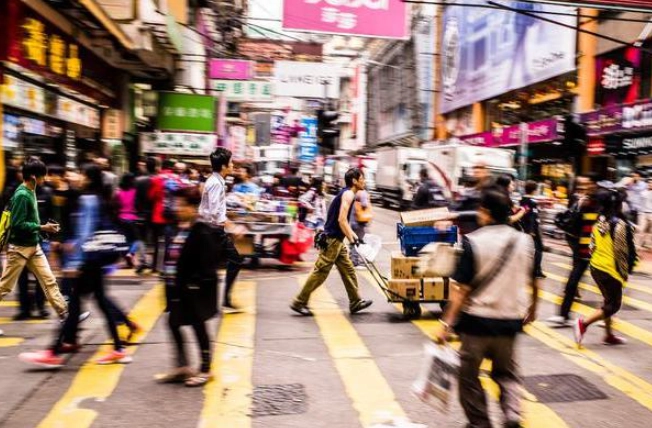 旺角女人街 晚上