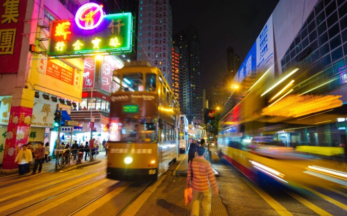 香港揸車看夜景