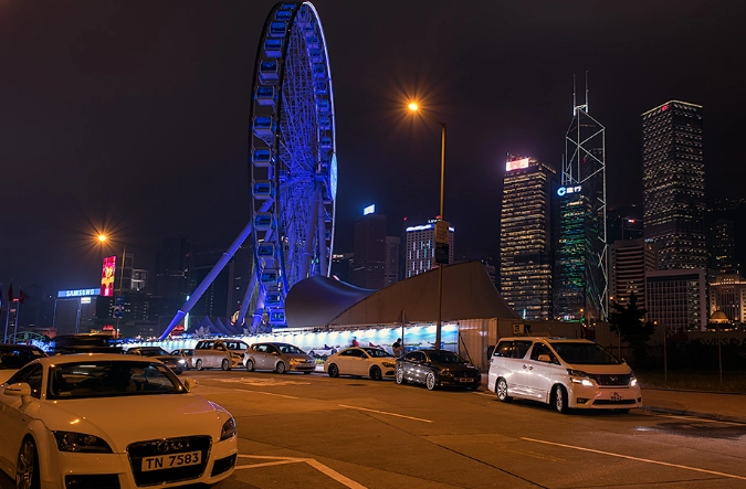 香港揸車看夜景