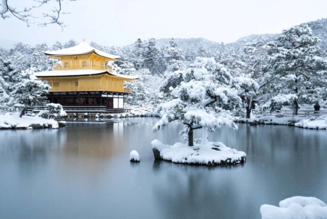 京都12月下雪