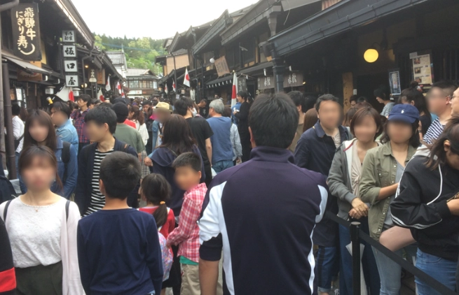 日本黃金週 擁擠