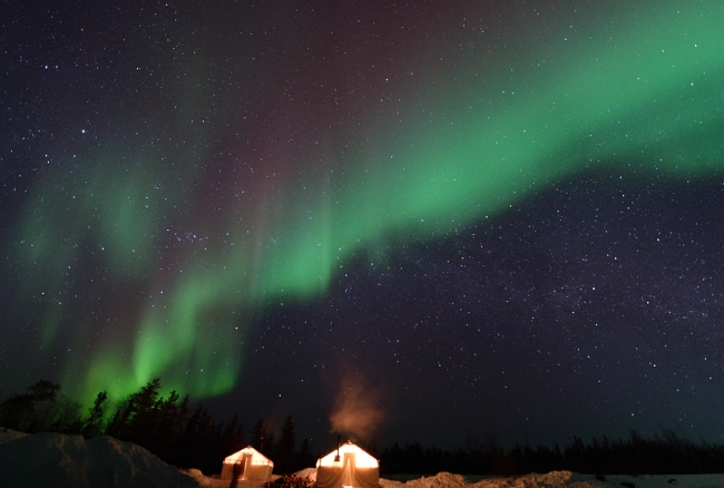 育空極光自助遊