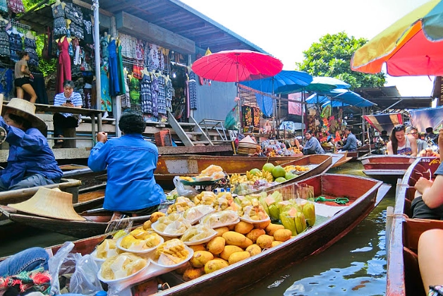 曼谷水上市場船費比較