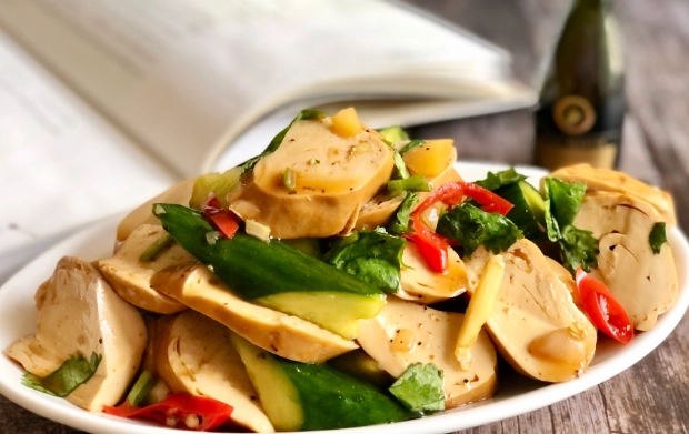 涼拌素雞 涼拌素雞