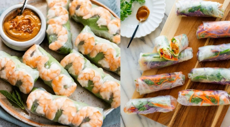 低卡越南春捲