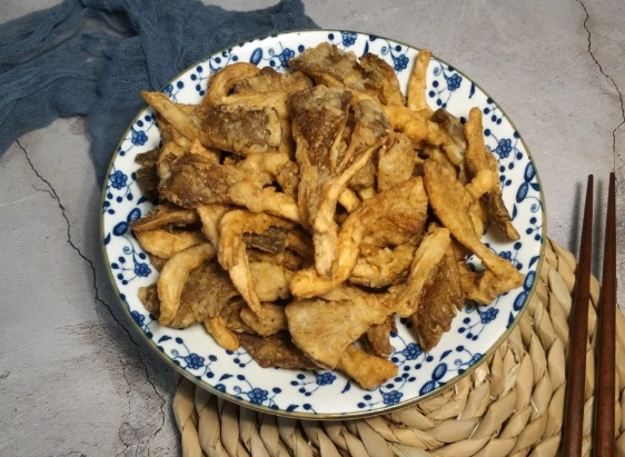 炸香菇技巧