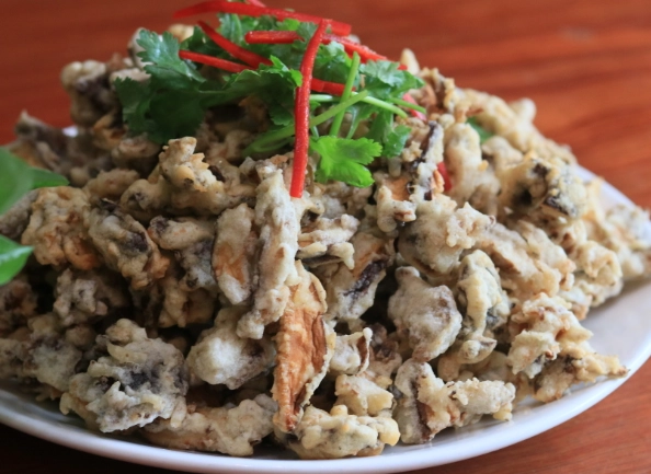 乾香菇油炸技巧