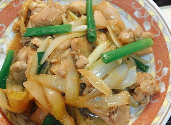 蔥爆雞腿肉 做法