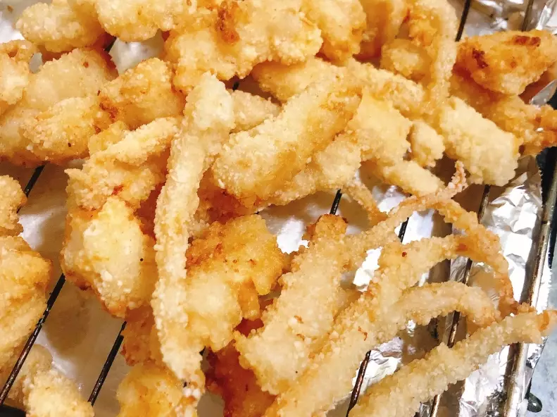 氣炸魷魚絲做法