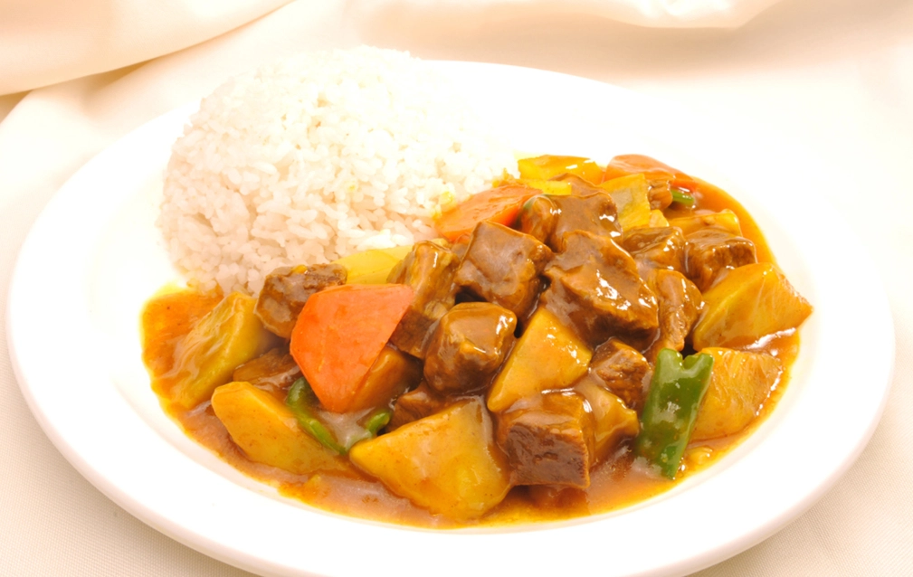 牛肉片咖哩