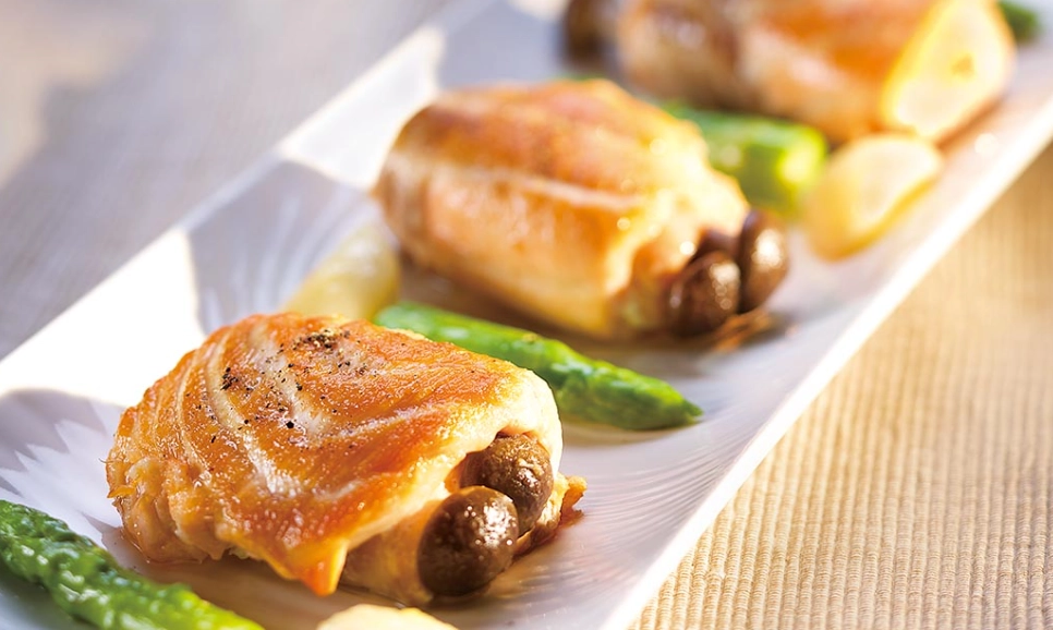 奶油金針菇鮭魚餐廳