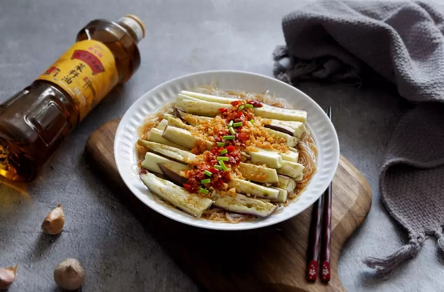 台灣蒜蓉蒸茄子 台灣蒜蓉蒸茄子