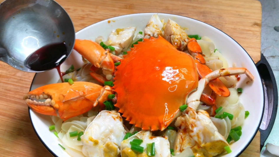 蒸肉蟹方法