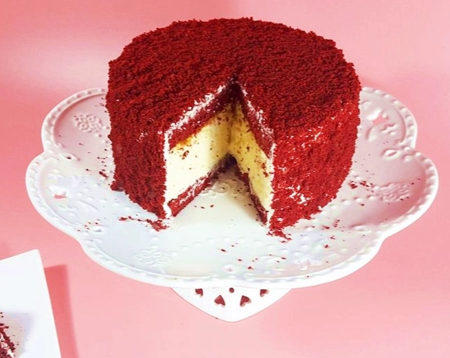 紅絲絨杯子蛋糕