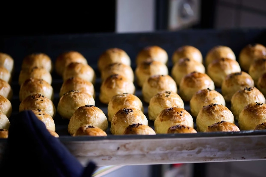 烤箱加熱蛋黃酥