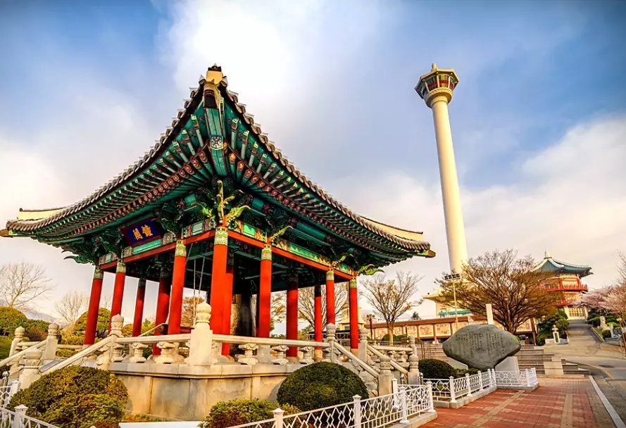 釜山塔附近旅遊